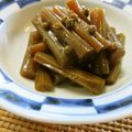 solapapa's cooksnap of when they made キャラブキと山椒の佃煮.