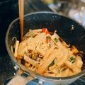 Yui_Tokari's cooksnap of when they made 蒟蒻のスパイス味噌炒め.