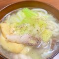 sayakka's cooksnap of when they made 簡単！春キャベツと豚バラの塩うどん.