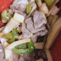 ユミママキッチン's cooksnap of when they made 節約♡豚肉のチンジャオロース.