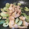 くらちこ's cooksnap of when they made 青梗菜と鳥もも肉の塩炒め.