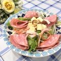 toraちゃん♪'s cooksnap of when they made 包丁不要パストラミビーフのかさ増しサラダ.