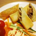 えり｡˚✩'s cooksnap of when they made もやしと椎茸と筍と豚ひき肉の春巻き！！.