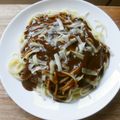 花時計咲いた's cooksnap of when they made チーズカレースパゲッティー♪.