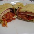ちーろこ's cooksnap of when they made 簡単おつまみ　☆キムチ・チーズあげ巻き☆.