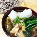 おじ☆さん's cooksnap of when they made そば屋の賄い☆茄子と豚バラ肉のつけ蕎麦.