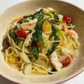 Nachannnn's cooksnap of when they made 小海老とほうれん草のペペロンチーノ.