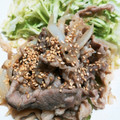 クックHBQ370☆'s cooksnap of when they made 豚しゃぶ肉と新玉ねぎのすりおろし炒め.