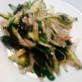 ミツマメ's cooksnap of when they made 糸寒天とわかめと胡瓜のサラダ.