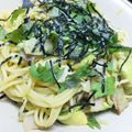 unsamu's cooksnap of when they made ★★ベーコンとアボカドの和風パスタ★★.