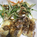 クックBBFWKM☆'s cooksnap of when they made 簡単♪豆苗とちくわのオイスターソース炒め.