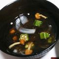 あや140's cooksnap of when they made 簡単！なめこオクラもずくスープ.