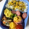 しげくん☆'s cooksnap of when they made 超簡単☆お弁当にも♡クルクルたまごハム♪.