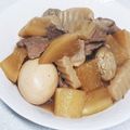 ソネチコ's cooksnap of when they made 大根豚バラ何でも入れちゃう煮物.