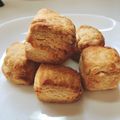 やちまちなばちゃん's cooksnap of when they made 砂糖とバターなし、甘酒ココアスコーン.