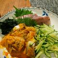 まあしゃんの's cooksnap of when they made ハマチのコチュジャン胡麻マヨ和え.
