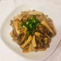 FGO☆'s cooksnap of when they made 豚肉ときのこのさっぱり炒め.