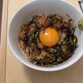 sweetie49's cooksnap of when they made カツオ節＆刻み海苔の●たまごごはん丼.