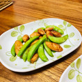 ねっちゃんっ's cooksnap of when they made スナップエンドウとウインナーのカレー炒め.