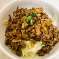 knockのっく's cooksnap of when they made きのこ納豆そぼろ丼.