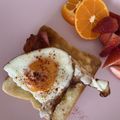 Tiny♡'s cooksnap of when they made おしゃれ朝食に。ベーコンエッグトースト.