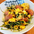 cook⭐MAYU⭐'s cooksnap of when they made お弁当に♪ウインナーと豆苗の卵炒め♪.