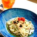 naomnao's cooksnap of when they made 鶏ササミの梅和え★冷やしぶっかけうどん.
