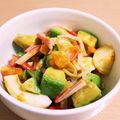 すずなまり's cooksnap of when they made アボカド✿かにカマ✿卵のポン酢和え.