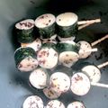 めいちママ＊'s cooksnap of when they made チーかまのゆかり海苔巻き.