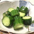 明日の風☆'s cooksnap of when they made きゅうりの漬物.