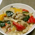 ハナレ's cooksnap of when they made 鶏肉とキノコのクリーム煮.