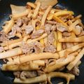かずぽん、ななぽん's cooksnap of when they made めんつゆでたけのこ炒め.