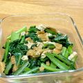 gomings's cooksnap of when they made 小松菜と油揚げの煮びたし.