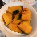 kyapu's cooksnap of when they made かぼちゃの煮物の黄金比☆甘め。.