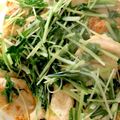 にゃんにょ's cooksnap of when they made 水菜と鶏胸肉の塩麹炒め.