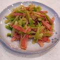ありんこ☆★'s cooksnap of when they made 節約♡ブロッコリーの芯とベーコンの炒め物.