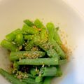 Fran314's cooksnap of when they made インゲンのごま和え.