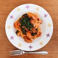 食器のフチ子's cooksnap of when they made ＊基本のナポリタン＊.