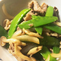 また子さん's cooksnap of when they made 豚コマと絹さやのオイスターソース炒め.