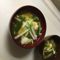 ポークの嫁's cooksnap of when they made かまぼこと卵のお吸い物.