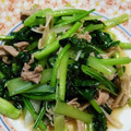 浪花のあっちゃん☆'s cooksnap of when they made 小松菜の中華風炒め.
