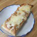 なぽきん's cooksnap of when they made ピーナツバターとチーズのトースト☆.
