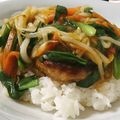 marianon's cooksnap of when they made 余った餃子の具で✿中華煮込みハンバーグ.