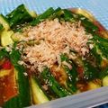 p_miina's cooksnap of when they made 簡単キュウリ大量／ピリ辛ニンニク醤油漬け.
