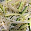 ちゃぎー's cooksnap of when they made ピリ辛やみつき！胡瓜ともやしのナムル.