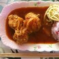 あわ雪りんご's cooksnap of when they made 絶品☆ミートボールのデミグラスソース煮.