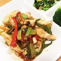 RINクック's cooksnap of when they made 俺流！本格的な鶏ムネ肉の青椒肉絲.