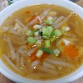 クックL2DT1S☆'s cooksnap of when they made もやしと豆腐のサンラータン風スープ.