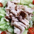 waiwain's cooksnap of when they made ゆで豚のニンニクソースがけ♪.