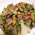 こじま･ジョフロワ's cooksnap of when they made 野菜を食べよう！レタスのひき肉炒め.